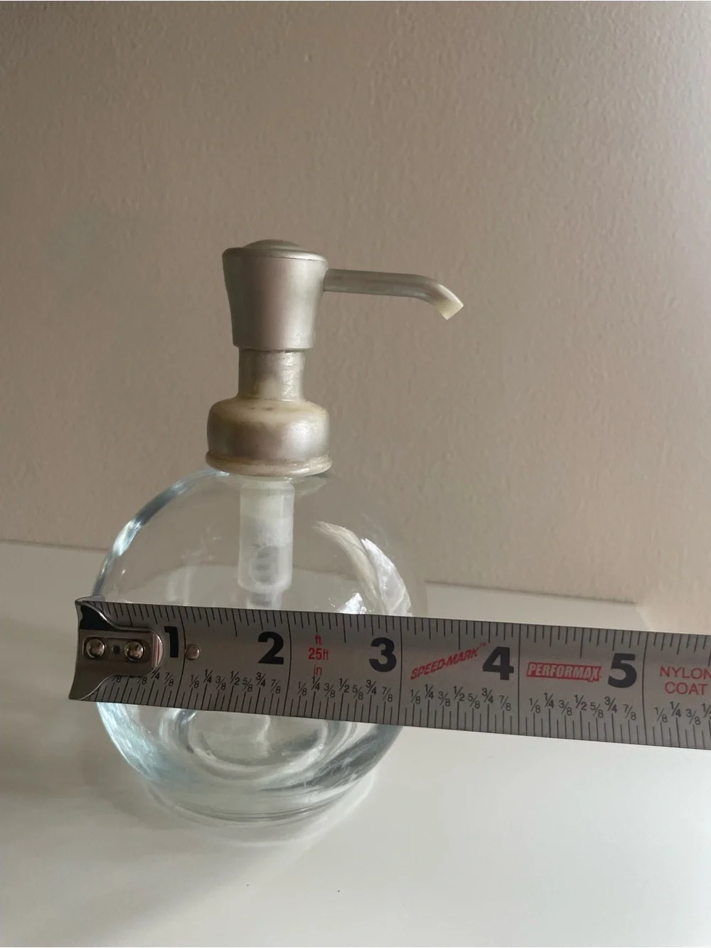 Glass Ball Soap Dispenser